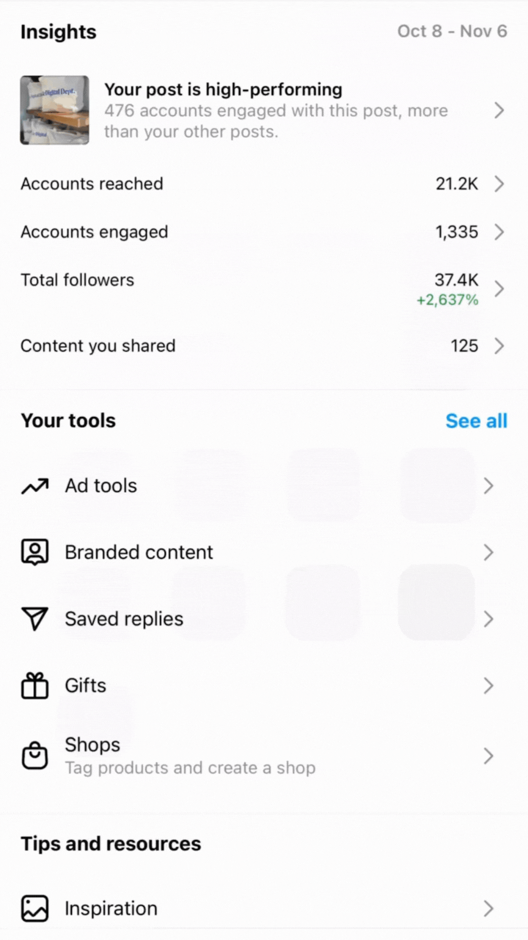 How To Take Screenshots Of Your Instagram Account Analytics